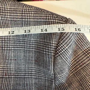 Saylor by Free People Plaid Blazer Women S Glen Check Longline Tailored Jacket thumbnail 10