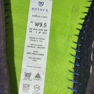Rothy's Women’s The Merino Collection Sneakers in Navy Herringbone Size 9.5 thumbnail 8
