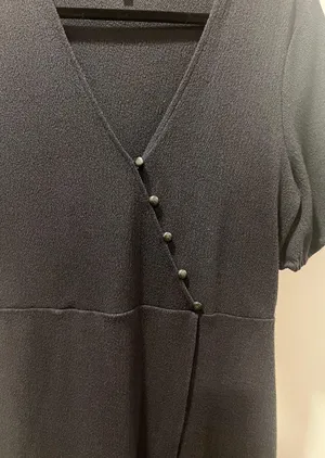 Madewell NWOT  Cross-Front Button Dress thumbnail 4