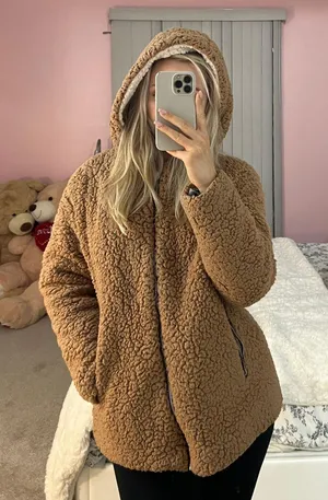 Lanshifei Teddy Bear Fuzzy Jacket thumbnail 1