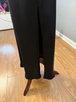 Hello Molly Black Cowl Neck Maxi Slip Dress thumbnail 6