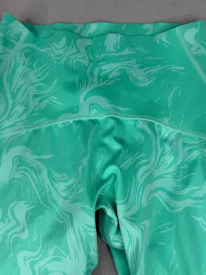Gymshark Waist Support Leggings M Mint Marble Scrunch High Rise Yoga Gym thumbnail 2