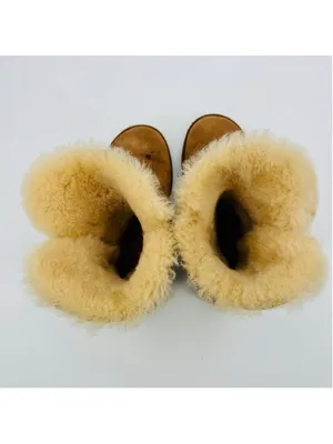 Women's UGG Bailey Button II Winter Boots, Sheepskin Tan thumbnail 6