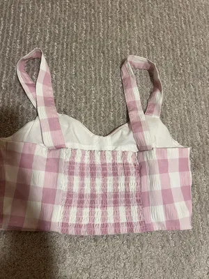 Steve Madden Purple Checkered Skirt Set thumbnail 8