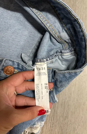 Ymi festival denim shorts thumbnail 6