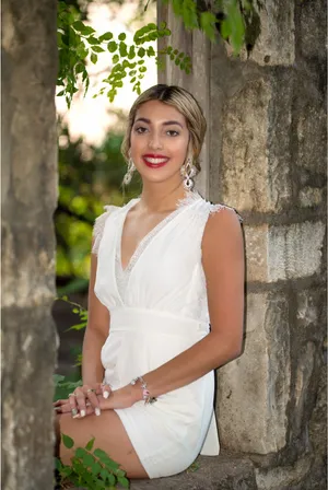 White Altar'd State Romper Lace thumbnail 2
