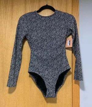 Shade & Shore One Piece Long Sleeve Swimsuit - Size XS thumbnail 1