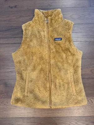 Patagonia Deep Pile Fleece Women’s Vest Brown Size Medium - C67-073 thumbnail 1