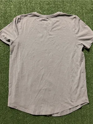 lululemon athletica Light Gray Short Sleeve Crew Tee thumbnail 2