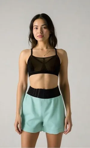 Free People Movement Bike Ribbed Seamless Shorts thumbnail 1