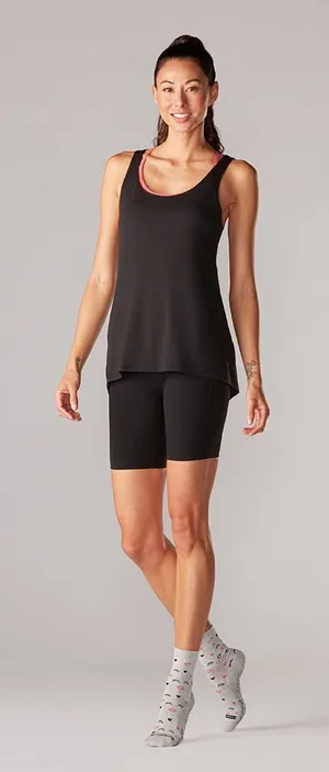 NWT Tavi Breezy Tank size Large Black thumbnail 1