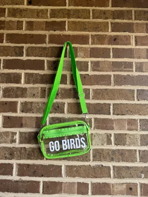 Philadelphia eagles mini clear green crossbody bag thumbnail 1
