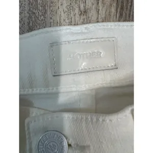 MOTHER The Hustler Ankle Fray Jeans Fairest Of Them All‎ White High Rise 26 thumbnail 9