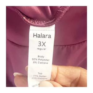 Halara Breezeful Midi Skirt Women 3X Burgundy High-Waisted Asymmetrical Cocktail thumbnail 5