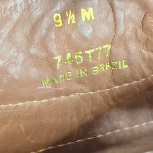 Larry Stuart Brown Woven Leather Huarache Mule Slides 9.5 M Handcrafted Brazil thumbnail 8