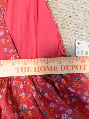 Free People Petunia Mini Dress Poppy‎ Combo Floral Smocked NWT XS thumbnail 5
