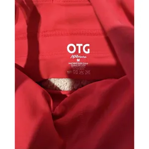 NWT OTG Athleisure Red activewear set Jacket, Sport Bra And Pants Leggings thumbnail 14