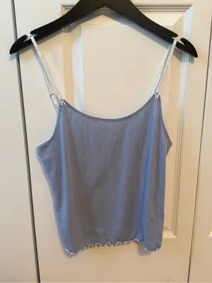 SET Aerie Pointelle Balloon Pajama Pant and Pointelle Pajama Tank thumbnail 2