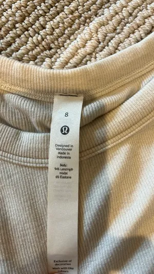 Lululemon Cropped Tee thumbnail 5