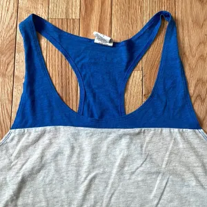 PINK Victoria's Secret Shirt Womens Large Blue White Tank Top Logo Ladies thumbnail 6