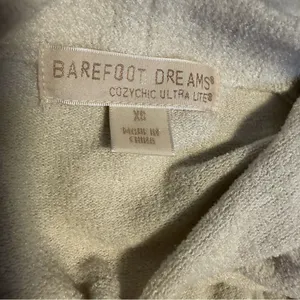 Barefoot Dreams CozyChic Ultra Lite Cardigan Womens XS Sand Dune Long Vest 497 thumbnail 5