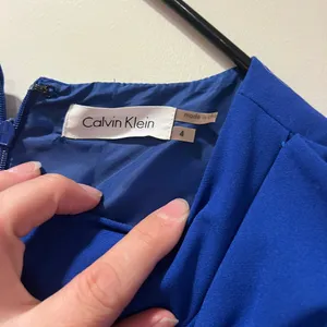 Calvin Klein 4 Elegant Blue Sleeveless Dress thumbnail 3