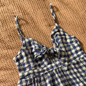 Blue and White Gingham Dress thumbnail 5