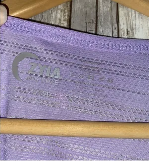 ZYIA Active Lavender Performance Perforated Workout Tank •XXXL thumbnail 5