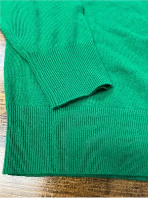 J. Crew Cashmere relaxed crewneck sweater in Brooke Green Size XS NWT ***FLAWED* thumbnail 4