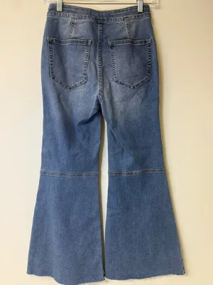We The Free Free People Women’s Blue High-Waist Flared Jeans Size 25 thumbnail 2