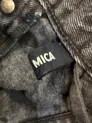 GRLFRND Mica High Rise Straight Jeans 28 Lights Off Distressed Black $248 thumbnail 9