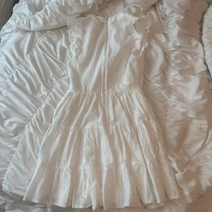Eyelet mini dress White Size 6 thumbnail 2