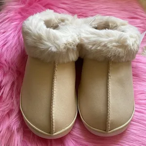 Women’s LC Lauren Conrad Faux Fur Clog Sleepers thumbnail 2