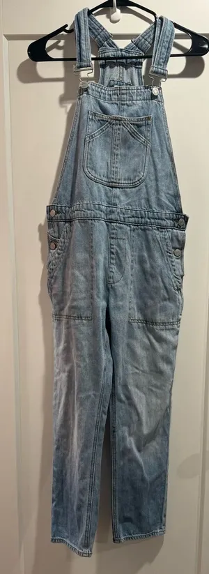 GAP Light Blue Denim Overalls‎ Size XS thumbnail 1