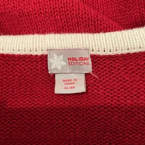 Holiday Editions Penguin Christmas Sweater Vest Red Fair‎ Isle Ugly Christmas XL thumbnail 4