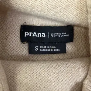 Prana Womens Organic Cotton Blend Cowl Neck Geometric Sweater Beige Rust 1967641 thumbnail 2