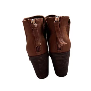 BP Jett Cognac Leather Brown Ankle Boots Block High Heel Boot Size 9 BP. Booties thumbnail 8
