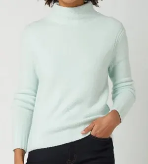 J. Crew Merino Alpaca Mock Neck Pastel Pullover Sweater size Large‎ thumbnail 1