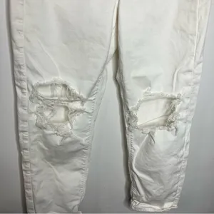 American Eagle‎ Outfitters white Mom Straight Jeans size 10 thumbnail 7