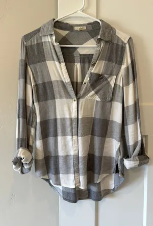 Maurice’s plaid top thumbnail 1