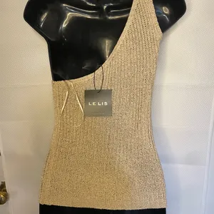 Le Lis Tan One-Shoulder Knit Top thumbnail 2