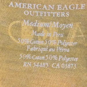 Vintage y2k American eagle long sleeve baby tee thumbnail 2