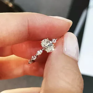 Gorgeous White Sapphire 925 Sterling Silver thumbnail 7