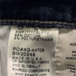 AG ADRIANO GOLDSCHMIED jeans.  Size 28R.‎ thumbnail 7