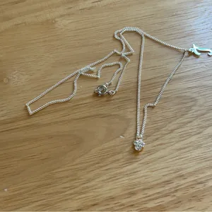 Silver “t” Initial Necklace‎ Rhinestone Mickey Mouse Head Charm 18” Chain Disney thumbnail 4