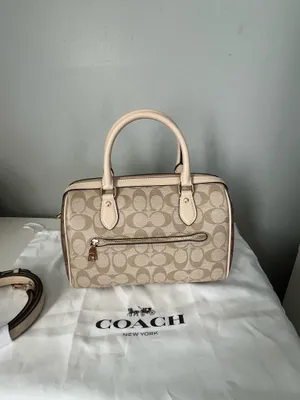 Coach Rowan Satchel In Colorblocked And Matching Wallet thumbnail 2