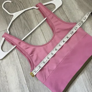Outdoor Voices Bra longline pullover logo womens Pink (small) workout activewear thumbnail 5