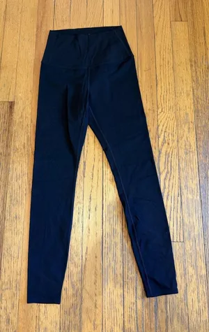Pure Barre Womens Yoga Ankle Pants Medium Black High Rise thumbnail 1