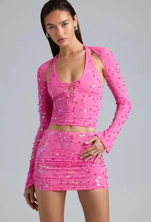 Oh Polly Pink Set Two-Piece thumbnail 1