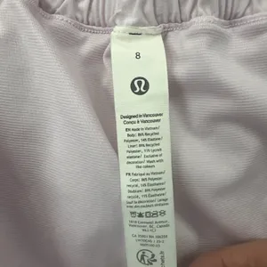 Lululemon Hotty Hot Shorts High Rise 4" Pale Pink Athletic Athleisure Women's 8 thumbnail 5